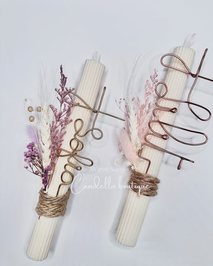 Cross Named Candle