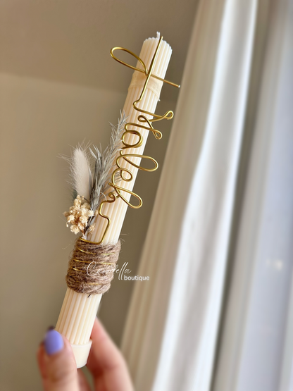 Cross Named Candle